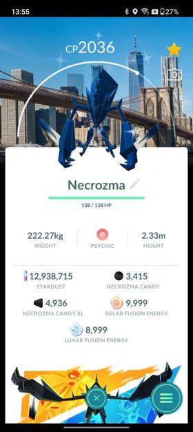 Shiny NYC Background Necrozma