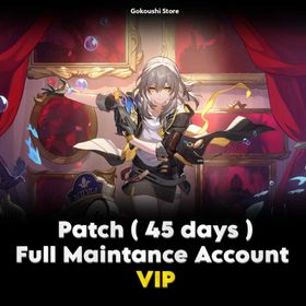 VIP⭐Patch Account Maintaince Full Service ( 45 Days )⭐Gokoushi Store | Check this out!✅