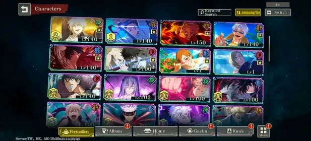 Global | 💎140K Cube + 100 Ticket | A1 Yuta Executioner + Gojo Savor the Melt + Nobara Where Endless Summer Shines + Sukuna Fuga + Nanami Teen + A2 Gojo Awakening + Yuta Queen of Curses + Yuta Movie 0