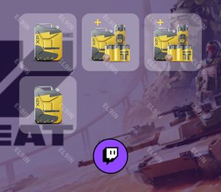 👑 Twitch Drops ❤️ HEAT Season 2 - Week 3 🌐 World of Tanks: HEAT [Total 4 Items]