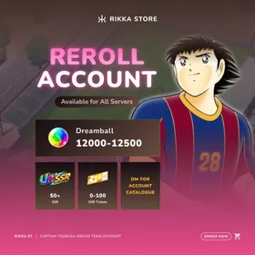 ☆ Global | 12000-12500 Dreamball + 50+ SSR + 0-100 SSR Tickets | Reroll Account