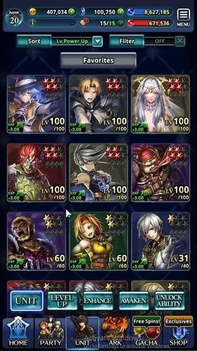 GLOBAL|Rank 20|100K Crys|Collab Mushoku Tensei [Roxy,Rudeus Greyrat]|Top Tier Unit [G Lilaha,Telestio,etc]| 1LR 27SSR Ark|LC1584
