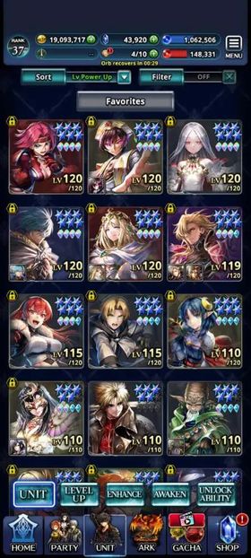 FS Rank 37 Lastest meta unit | many collab | 40k+ gems | 11ur 21lr | all meta skill | fullcollab Mushoku