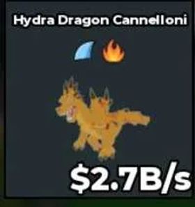 [INSTANT DELIVERY] Hydra Dragon Cannelloni (Shark traits and Fire) 2.7B/s