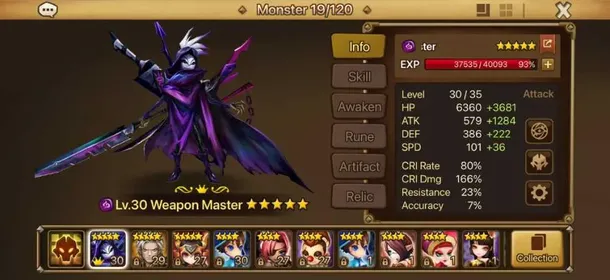 SWS201 – Global Dark Weapon Master Starter | Maximilian + Fire Nat 5 Vanessa