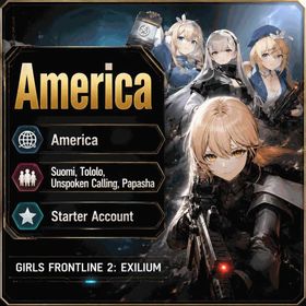 America | Starter Account | Suomi, Tololo, Unspoken Calling, Papasha | Quick Transfer