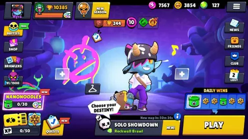 🔥 10K Trophies | 38 Brawlers | 2 Mythic Skins | 7.5K Gems | Brawl Stars ] B45