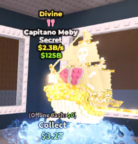 Divine Capitano Moby 2B3/s 🚚 Steal a Brainrot 🚚
