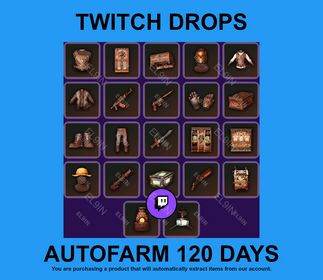 ✪✅【Rust】Twitch Drops ✪ Automatic farming 120 days