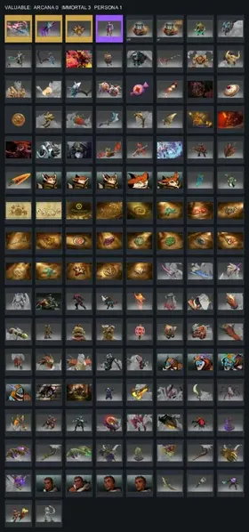 💠MMR 2833 💠Behavior 5824 💠Communication 9744 💠500 matches 💠36 trophy 💠2 tokens 💠skins