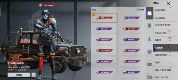 PM# 16➤2x Conqueror C7S21 C8S22 | 15 Titles | 19 Mythic | 89 Outfits | Steampunk Set |