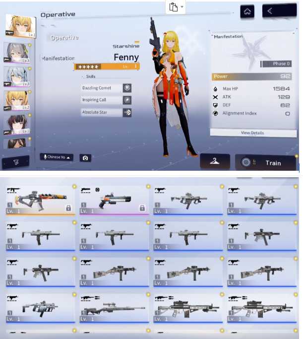 Snowbreak: Containment Zone EU/europe Fenny-Starshine+Heart Hunter ...