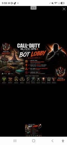 BO2 Bot Lobby *2 hours |⚡Fast delivery | ✅