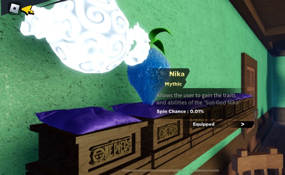 [Fruit Battlegrounds] Nika Fruit Level 258 100k bounty with soru