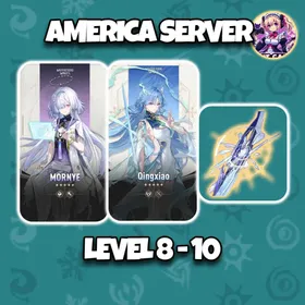 [America] Mornye + Signature Weapon + Qingxiao | Level 8-10 | Login by Microsoft Email | Starter Account