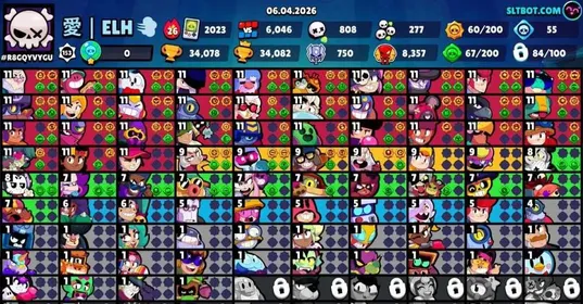💥 Max Brawler 33 💥 Trophy 34k💥Hyper 22x 💥 Total Skins 230x 💥 Profile icone 320 💥 Hyper Skin All💥Old Collection Account