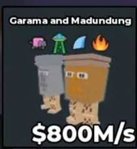 [ INSTANT DELIVERY ] Garama And Madundung (4 Traits) 800M/s l Steal A brainrot
