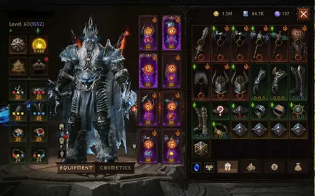EU- Kesor / 3480 Resonance Barbarian / 1552 Paragon / Very Good account /  84k Platinium /