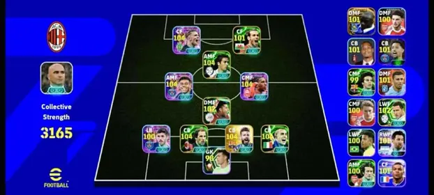 Wojciech Szczęsny-98✅Beraldho-100✅Alessandro Nesta-104✅Gerard Piqué-104✅Fabio Cannavaro-104✅Frank Rijkaard-102✅Michael Olise-104✅Desire Doue-104✅Rual-104✅Viktor Gyokeres-104✅Gareth Bale-101 ✅Claude Makélélé-101✅ Declan Rice-100✅Virgil van Dijk-101✅Marquinhos-101✅ Rodri-101✅Eden Hazard-102✅Lionel Messi-10✅Martin Ødegaard-100✅Kylian Mbappé-101✅Collective Strength: 3165🔥Linked With Only Konami id Buyer Mail Added[FAST DELIVERY]