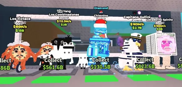 5 Qty is total of this (Los Tictacs $60M/s + Yin Yang Los Combinasionas $112M/s + Diamond Chimnino $77M/s + Capitano $165M/s + Lavadorito $180M/s) - Steal A Brainrot Fast Delivery