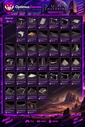 DUNE: AWAKENING ALL POSSIBLE TWITCH DROPS (39) ITEMS | OBSERVER CORNER / INVERTED / WINDOW
