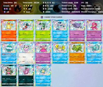 ⭐️️Sale⭐️Pack Hourglass 2451 ⭐️3 Crown (Ho-Oh ex, Aegislash, Nihilego) ⭐️Total Shiny 29 ⭐️3*(AR+