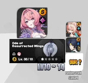 (ASIA) Remielle Sign + Harumasa + Zhao + random ssr|LV14| female MC| Remielle Dan Signature Weapon ( Ode the resurrected wing )| Starter IK 10-14