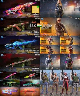 CoD Mobile | Indian 10cp | 1 Mythic | 12 Legend | ak117 lava remix CR56 amax bass ak47 icb rifle cheap price