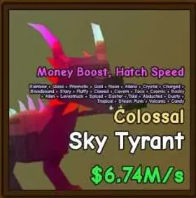 SKY TYRANT MONEY MAKER COMPLETE RARE MUTATIONS U CAN CHOOSE