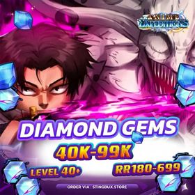 🐔[Anime Expeditions] Starter Account 💎 40K-99K Gems ✅ RR 180-699 Level 40+