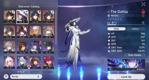 [ASIA] Starter TL 9 | Mortenax Blade + Blade E1 + The Dahlia Signature Light Cones + Ruan Mei + Bronya + Archer + Sparkle + Dan Heng PT + March 7th Skin | Golden Companion Spirit x2 | Female MC | Departure Warp On [10/50] | All Unset