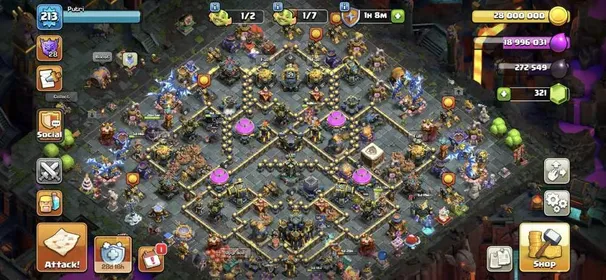 🔥SCENERY SHADOW🔥MAX WALL🔥HIGH HEROES🔥TH17 SEMI MAX | EXP 213 | Putri | HERO 89 100 69 75 50 20 | GEMS 321 | CN 500