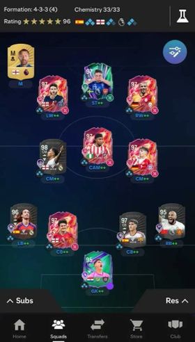 ✨PlayStation 💢Bellingham, Ronaldo, Raphinha,Maguire✨Good Team ✨Web app open . EA SPORTS FC 26.......... 917
