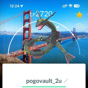 Trade | Shiny Rayquaza San Francisco Golden Gate Background Trade 20K Stardust