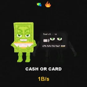 Cash or Card 1B Steal a Brainrot