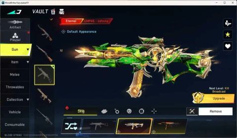 ASIA|2 Eternal Gun:UMP45-Infinite,MP7-Tidesong|Ultra Melee The Iron-|4 Collab Gun|10 Ultra Gun|12 Ultra Striker|Check SS BS3915B