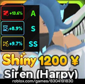 Shiny Siren (Harpy) | A S SS | Anime Adventures (Unit)