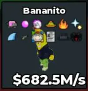 Bananito 12 Trait NO TACO - Secret $682M/s - Steal a Brainrot Fast Delivery