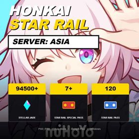Asia|AR:50|Male|Stellar Jade:94500+|Star Rail Special Pass:7+|Star Rail Pass:120|Microsoft Email#1