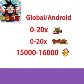 Global[Android /only]| 15000-16000diamond]| Dragon Ball Z Dokkan Battle |Fast delivery