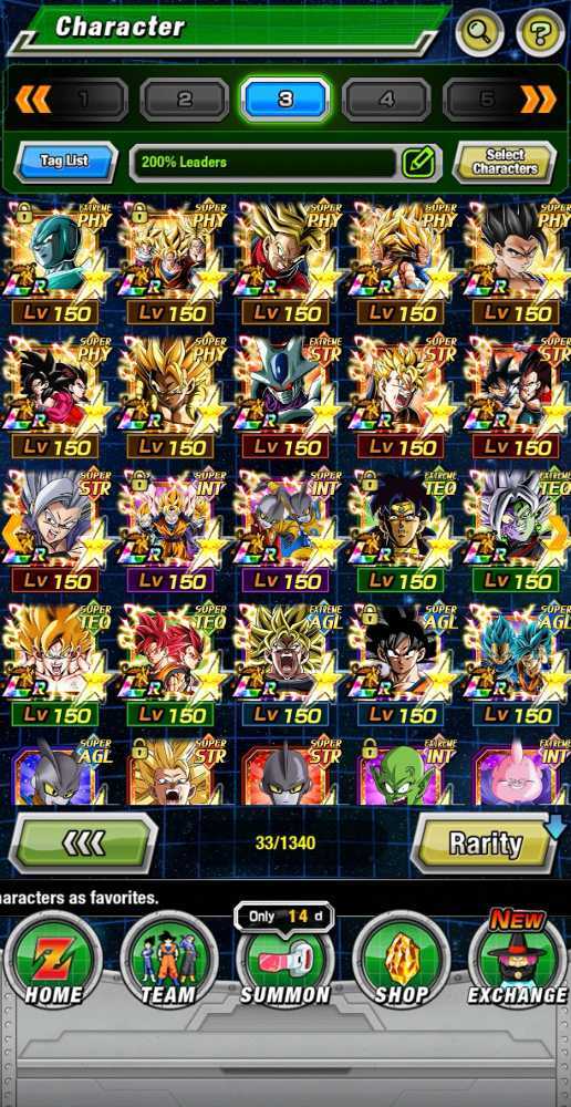 Whole global with (All new characters) 60Lrs/ 55 cost 58 characters ...