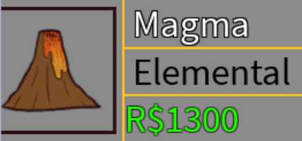 Blox Fruits - Magma Permanent [Gift Only]