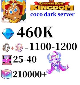 coco dark server|460K+ Crystals | 1100～1200 Cookie Cutters | random 25-35 Epic Cookies+Sugar Swan Cookie+210000 Rainbow Cube|Beast's Heritage Selection Chest is not used|Ancient Cookie Selection Chest|Beast's Heritage Selection Chest is not used|Ancient Cookie Selection Chest|Legendary Cookie Selection Chest | Plot progress 1-3] iOS/Android Cookie Run: Kingdom