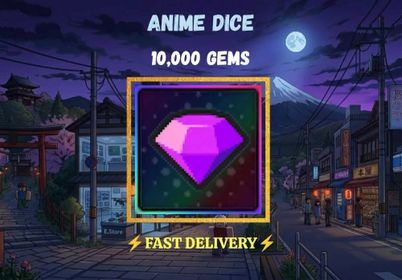10,000 Gems | CHEAP | NEW | Anime Dice |⚡️FAST DELIVERY⚡️