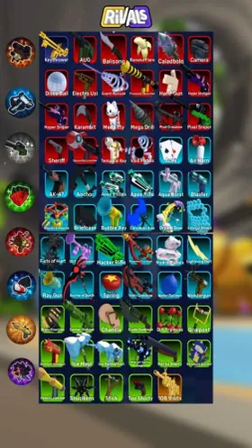 Rivals x MM2 x TSB x Brookhaven - 65 SKIN + 1 KEY COMPLETE PASSES + GLASS WRAP lvl 206 WR 66% (SAFE)
