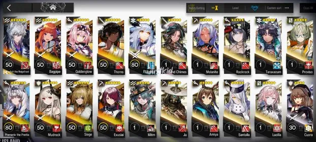 ARKNIGHTS GLOBAL STARTER 8*6 , LIMITED SILVERASH ALTER , PRAMANIX ALTER,MUDROCK,GOLDENGLOW,THORN,BAGPIPE,EXUSIAI,SIEGE
