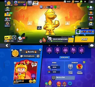 💥 Trophy 60K💥[Legendary Rank Hit] 💥 Brawler Max 53x 💥 100x Brawler Unlock 💥 Hyper 36x 💥 Total Collection-303x-Skins
