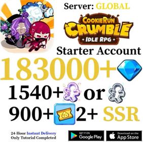183000+ Crystals / 1540+ Cookie Cutters / 900+ Premium Pet Tickets / 2+ SSR