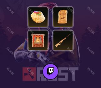 🧙‍♂️ Twitch Drops 🧨 BurntPeanut's Wasteland 👑 Rust [Total 4 Items]