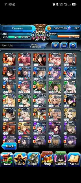 Global Rank 135 Mono Dark Team! | 40/39 Ascend Units Saito, Igris, Shadow, Shirou, Etc + Full Crests Ascend + 500 Crystal [Instant Delivery]!!